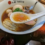 入鹿TOKYO - 鶏、豚、海老、貝のカルテットスープ