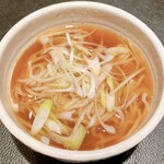 中国菜館 桃の花 - 一口葱ラーメン
