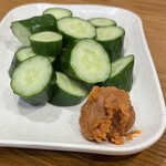 Delicious spicy miso cucumber