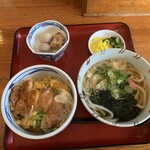 めんぼう - カツ丼定食