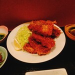和心 かぎり - 牡蠣と鰹のフライ定食