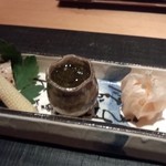 割烹 渡邊 - 糸モズクとほうずき