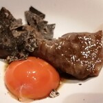 焼肉牛印 銀座店 - ロースのトリュフすき焼き