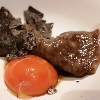 焼肉牛印 銀座店 - ロースのトリュフすき焼き