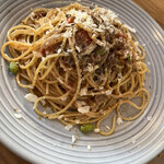 カフェ＆ビアー ゴーティー - プルドポークのトマトラグーソースパスタ