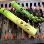 スタミナ苑 - 季節の焼野菜 アスパラガス