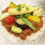 華麗なるカレー - 夏野菜キーマカレー(1200円)