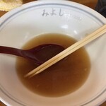 ラーメンの店みよし - 中華そば大盛800円