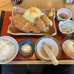 Katsu Hana - かきフライ＆ロースかつ定食