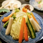 Toriya Sasaki - パリパリ野菜に地鶏みそ