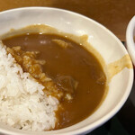 (有)高本製麺所 - カレー丼セットのカレー丼(^^)