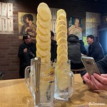 やまじゅう - カチコチ塩凍れ(ｼﾊﾞﾚ)レモンサワー