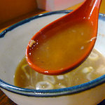 麺や 紡 - スープ割り