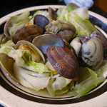 国道下 - アサリ酒蒸し