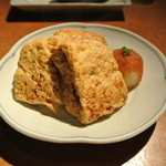 酒とそば まるき - 蕎麦屋の卵焼き