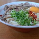 池内うどん店 - うどん2玉+蕎麦1玉「アベック(温)」