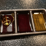 川昌 - ポン酢と醤油にごま油