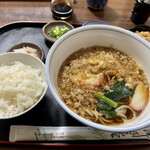 Heiseian - ランチたぬきと小鉢と小ライス 850円