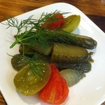 カフェ＆ビア　あるかアるか - 野菜のピクルス