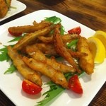 カフェ＆ビア　あるかアるか - ビール衣のワカサギのフリット