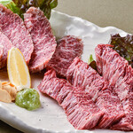 焼肉 のぶ福 - 和牛上ハラミ肉厚だけど口の中で溶けます！