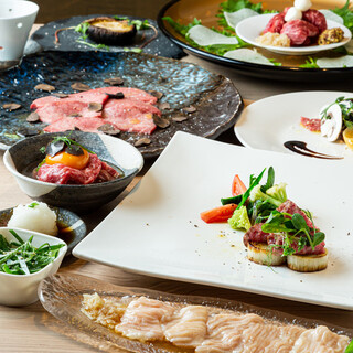 ◆It's worth a meal! Delicious Yakiniku (Grilled meat) a la carte dish full of specialties