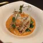 ガストロノミー ジョエル・ロブション - 長崎県産ウチワエビのロティと筍のポワレ シャトーシャロンのソースで