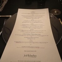 ガストロノミー ジョエル・ロブション - メニュー