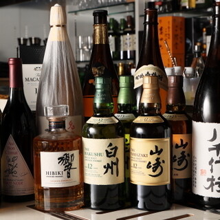We have a wide variety of products, from standard to hard-to-find sake. Feel free to use the bar only.