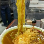 スパロー - カレー中華海老天ぷらトッピング