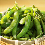 Edamame with branches