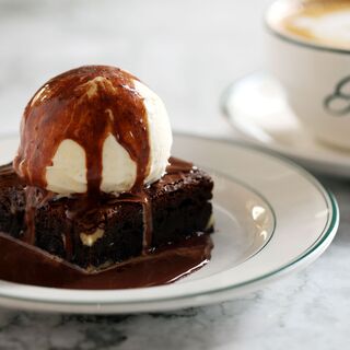 A rich brownie that is irresistible for chocolate lovers