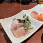 酒肴場 屯 - ブリ、メダイ、サワラ