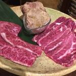 焼肉 スタミナ苑 - 特選ハラミ　塩麹タンミニ　上ツラミ