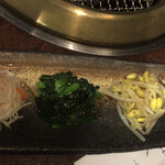 焼肉 スタミナ苑 - ナムル盛り合わせ