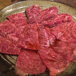 焼肉 スタミナ苑 - 左奥から　カイノミ　上サガリ　シンシン