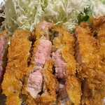 とんかつ波平 - ロースカツ定食(1,480円)