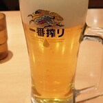 Hidaka ya - 生ビール320円