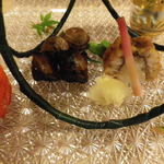 桜田 - 絹担ぎ　八幡巻　鱧寿司