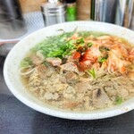 立ち食いうどん 味沢 - ぼっかけキムチそば