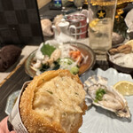 立川CLAMS - クラムスチャウダーコロッケ 600円。