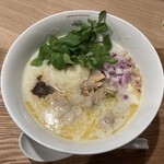 らーめん HOME - クラムチャウダーヌードル 980円