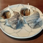 海老丸 - 栄螺のつぼ焼き