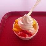 グーギーズファーム軽井沢工房 - 3種トッピングのフローズンヨーグルト