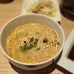 麺や おの食堂 - 定食付属のミニラーメン