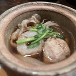 酒盃 - きりたんぽと鶏団子のスープ