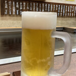 京祇園ねぎ焼 粉 - 生ビール