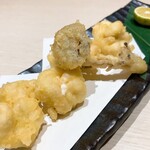 くずし寿司割烹 海月 - 白子天ぷら