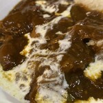 塩そば専門店 桑ばら - ユメさんのドロドロカレーと塩かけそばの定食＋特製トッピング