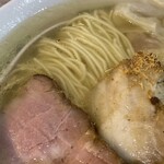 塩そば専門店 桑ばら - ユメさんのドロドロカレーと塩かけそばの定食＋特製トッピング